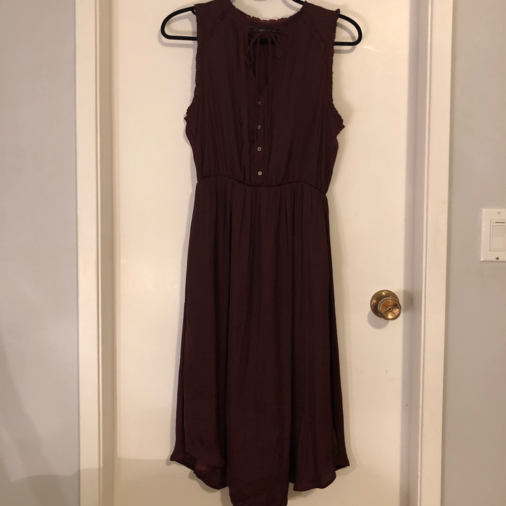 Abercrombie and Fitch Burgundy Dress - Small
